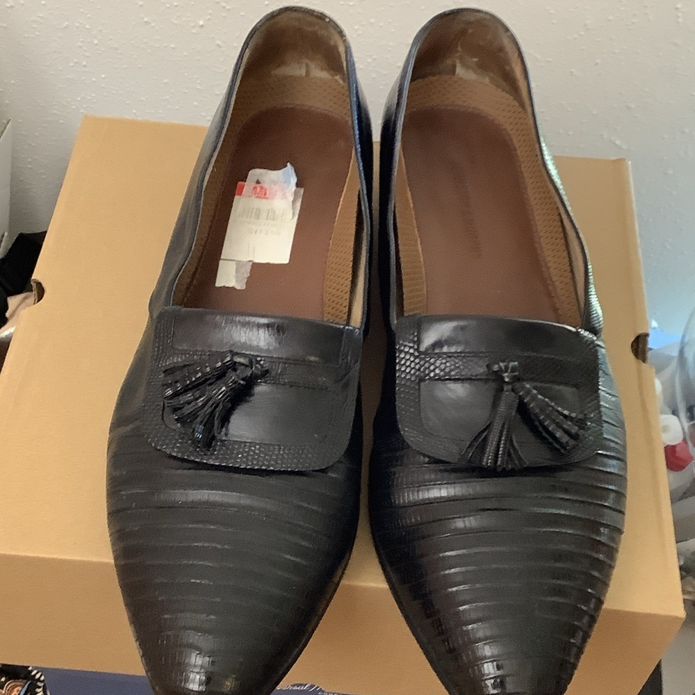Elegant made in Italy Black Tassel Loafers for Men $30
